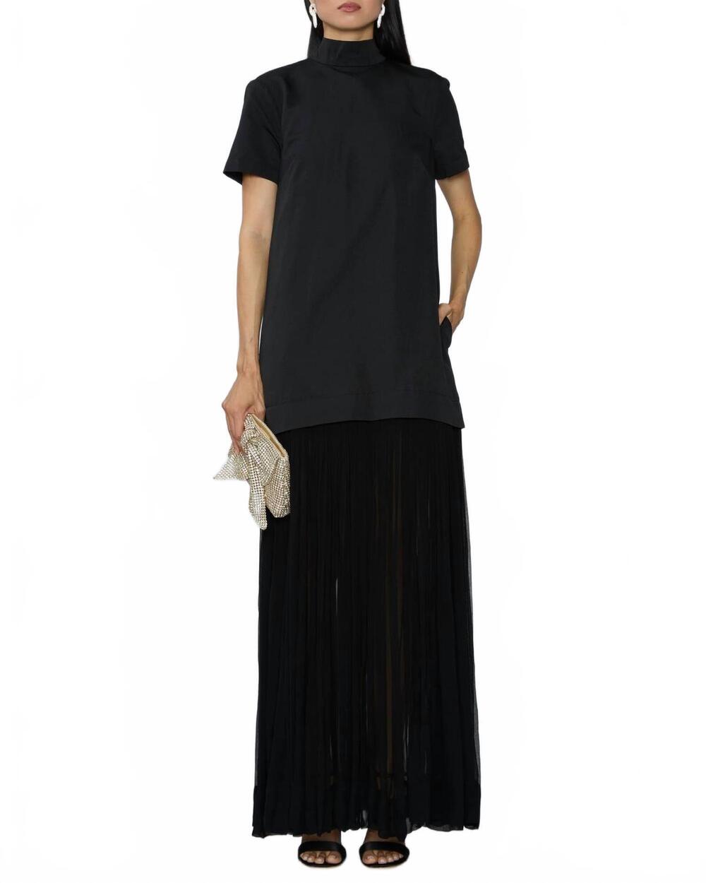 NEW STAUD pia maxi dress in black